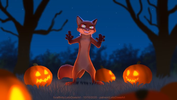 Halloween Fox , Nick Wilde, , Letodoesart, 