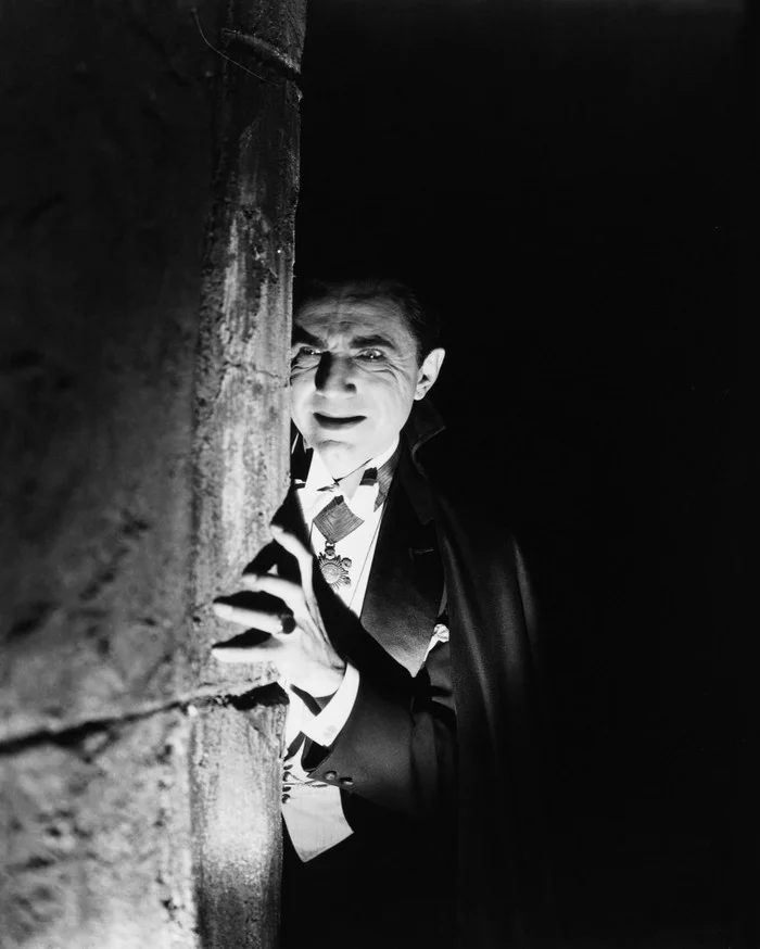 Mr Dracula. - Actors and actresses, Bela Lugosi, Dracula, Horror, Halloween Contest, Retro, 30th, Black and white, , The photo, GIF, Longpost