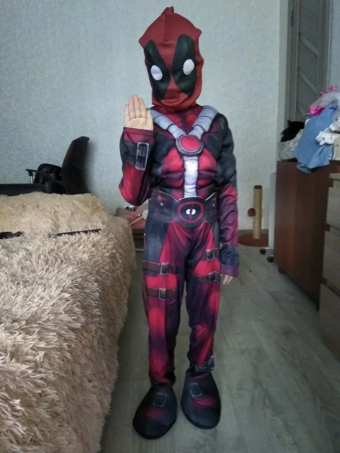 Deadpool and Halloween - Deadpool, Costume, Halloween, Children