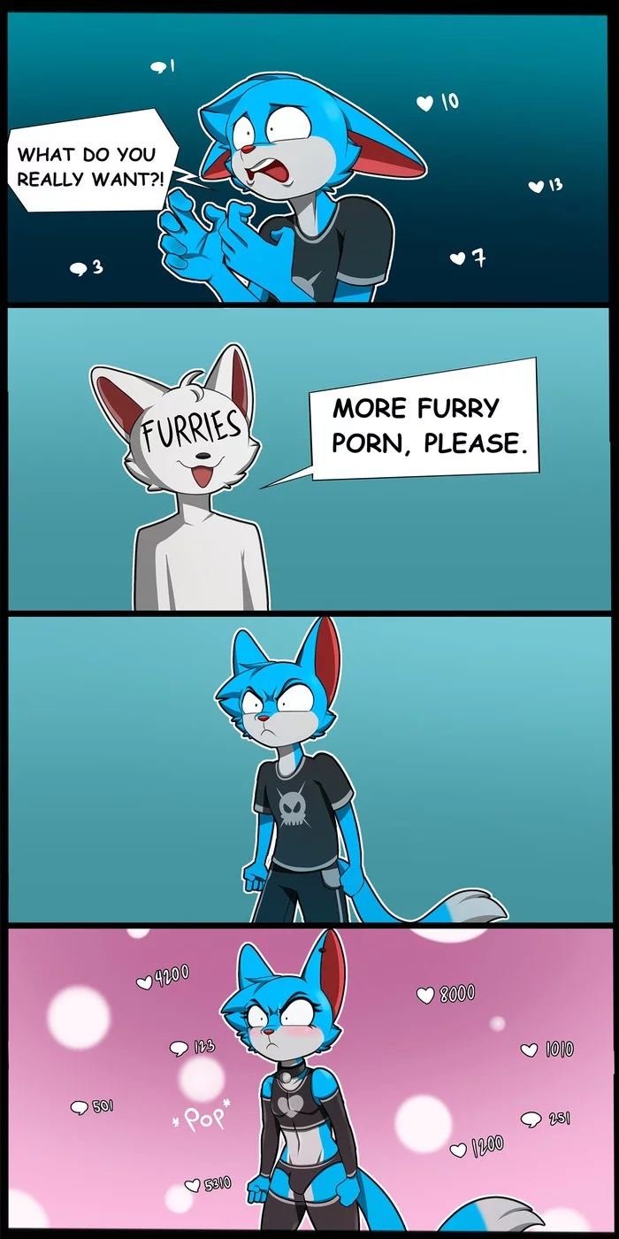 Unhappy artists and strange audience requests - Furry, Furry art, Furry edge, Femboy, Jay-r