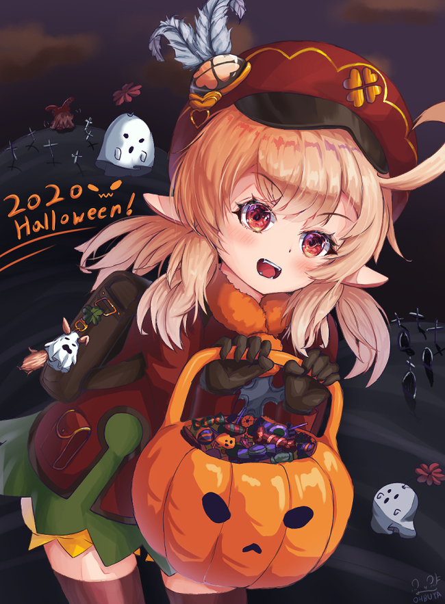 Kli - Anime art, Anime, Klee, Genshin impact, Loli, , Halloween