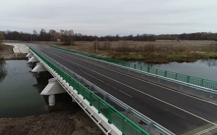 Новый мост через реку Воронеж открыт в Липецкой области - Мост, Воронеж, Липецк, Дорога, Длиннопост