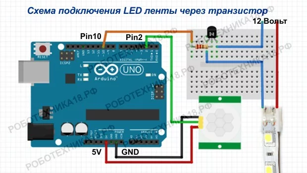 Arduino and LED strip - My, Arduino, LED Strip Light