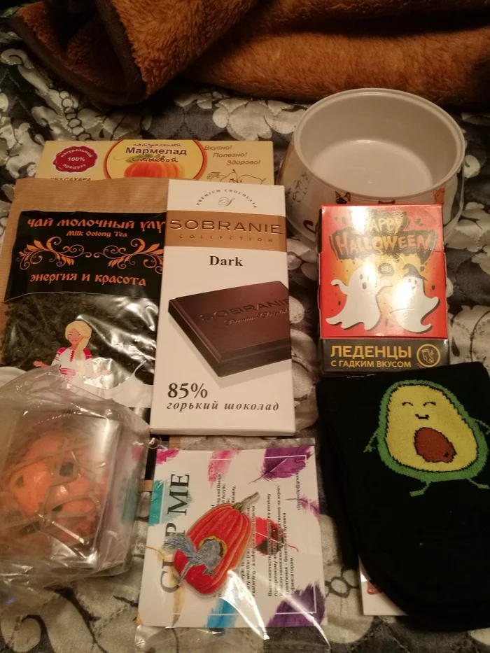 Two autumn exchanges - My, Gift exchange, Halloween, Profession, Altruism, Gift exchange report, Longpost