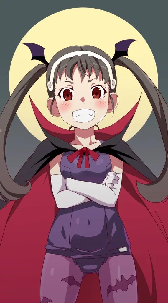 Hachikuji Mayoi - Anime, Anime art, Monogatari series, Hachikuji Mayoi, Gesugesu ahoaho, Sukumizu