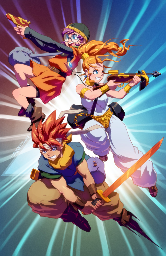 Chrono Trigger - Games, Art, Anime art, Anime, Chrono trigger, Fan art, Longpost