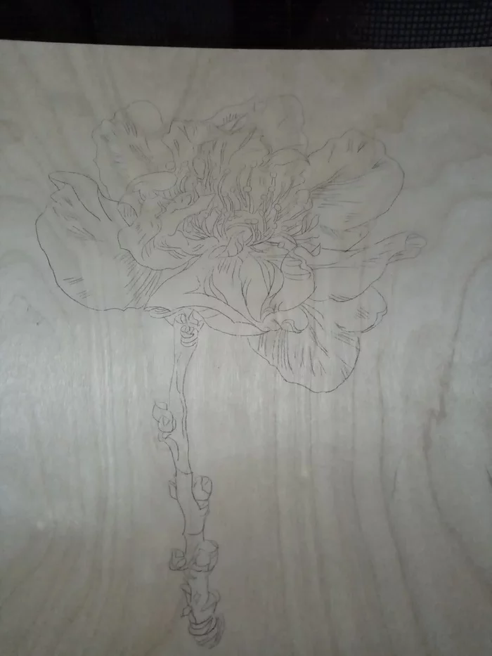 Branch 38*38 cm - My, Woodworking, Handmade, Longpost