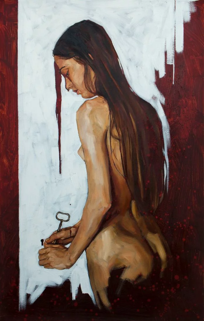 My new painting Psyche - NSFW, My, Art, Painting, Artist, Gnievyshev, Psyche