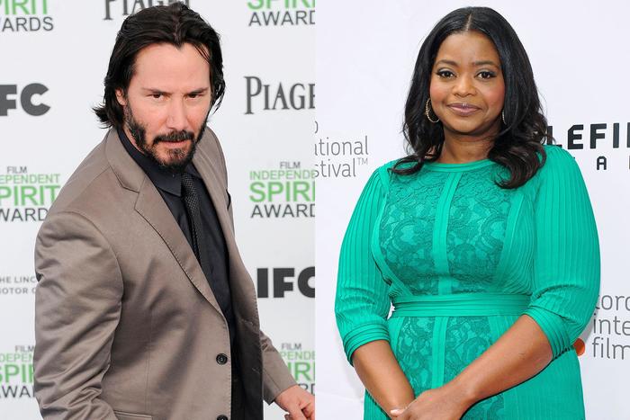 Good guy Keanu Reeves - Keanu Reeves, Actors and actresses, Celebrities, Longpost, The photo, Moto, Help, Kindness, Startling, Octavia Spencer