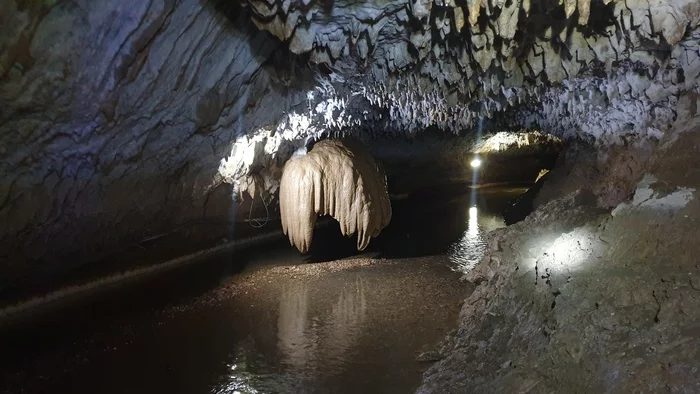 The underground kingdom of Abkhazia. Abrskila Cave - alone in the darkness - My, Abkhazia, Apsny, Video, Longpost