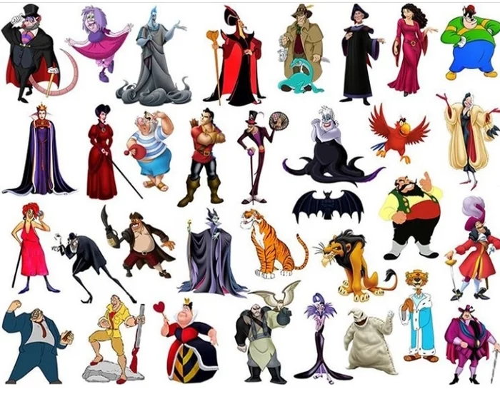 Top few colorful Disney villains - Walt Disney, Disneyland, Walt disney company, , Villains, Cartoons, Longpost, Characters (edit)