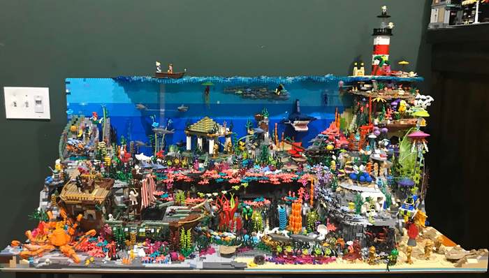 Cool homemade Deep blue sea - The photo, Constructor, Homemade, Lego, Sea, Underwater world, Reddit, Longpost
