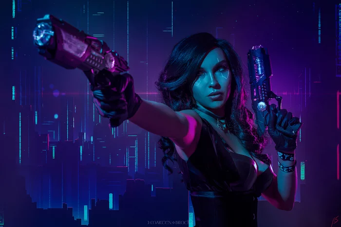 Yennefer Cyberpunk2077 - Моё, Cyberpunk 2077, Ведьмак, Косплей, Йеннифер, CD Projekt, Длиннопост