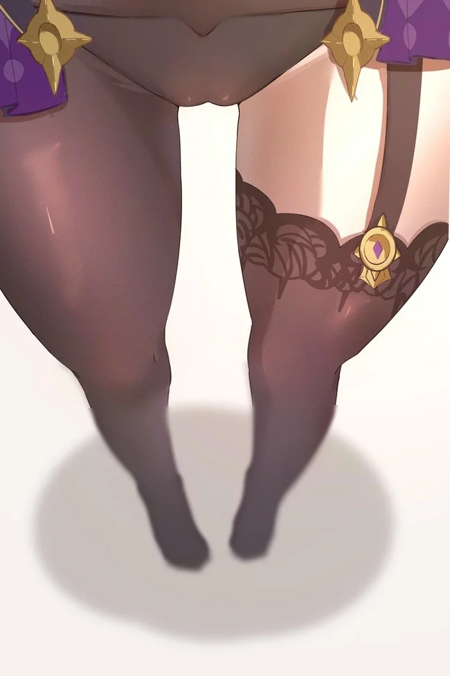 Legs - NSFW, Anime art, Games, Genshin impact, Legs, Fischl (Genshin Impact), Anime