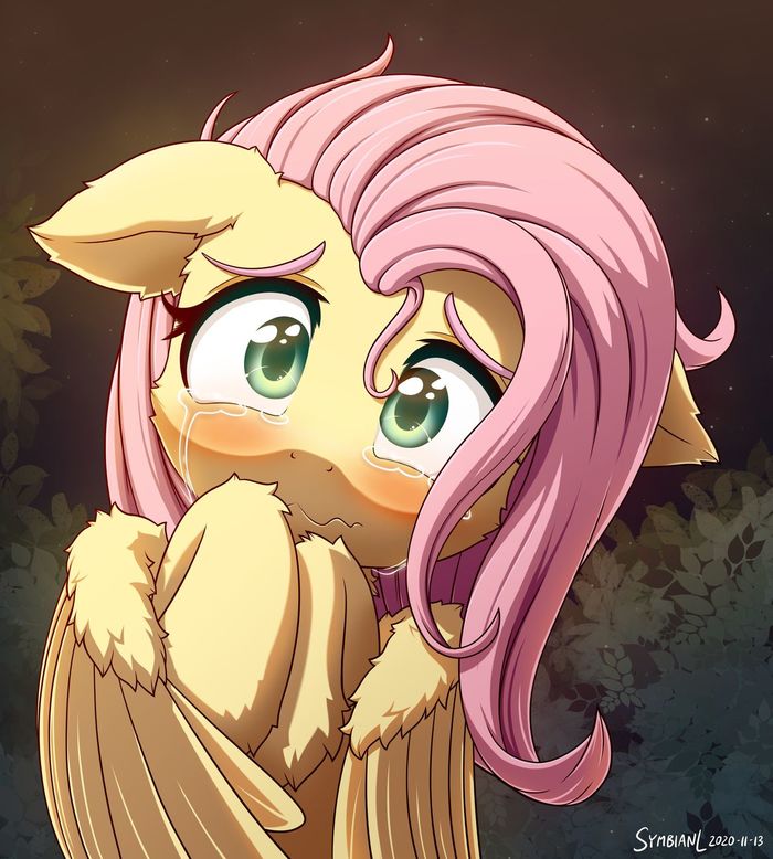 -     My Little Pony, Ponyart, Fluttershy, MLP Sad, Symbianl