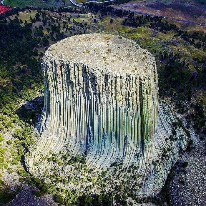 Devil's Tower - USA, Wyoming, The photo, Monolith, Nature, Travels
