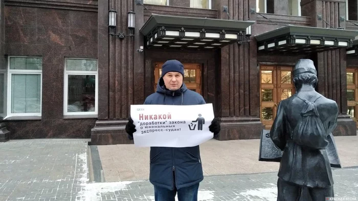 A resident of Chelyabinsk: it is impossible for juveniles to legalize the idea of ??express courts - news, Politics, Protest actions, Chelyabinsk, Juvenile justice, Andrey Klishas