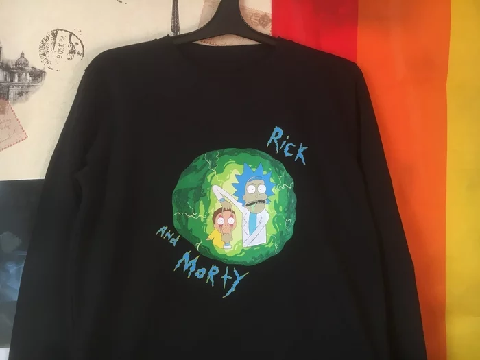 Rick and Morty - My, Painting on fabric, Needlework without process, Rick and Morty, Needlework, Painting, Longpost