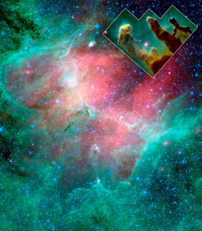 The “Pillars of Creation” have already collapsed, but for another couple of thousand years we will see them - My, Space, The science, Astronomy, Nebula, Stars, NASA, Longpost