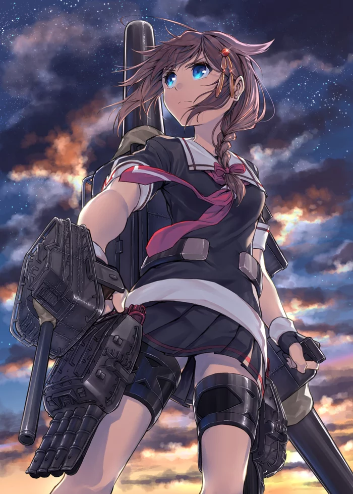 Shigure - Anime, Anime art, Kantai collection, Shigure