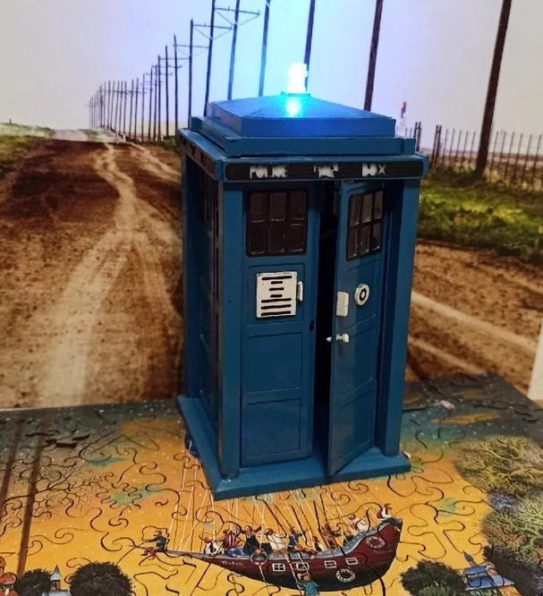 Homemade TARDIS - My, TARDIS, Doctor Who, Crafts