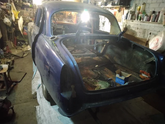 One thousand sixty seven. For what? :) - My, Gaz-21, Volga, Garage, With your own hands, Restoration, Hot Rod, Customization, Mat, Longpost, Needlework with process, Auto