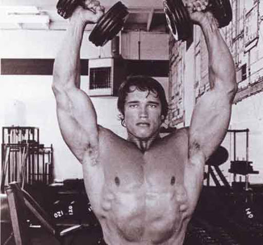 When your shoulder exercises are considered the best - Sport, Body-building, Jock, Dumbbells, Exercises, Actors and actresses, Celebrities, Arnold Schwarzenegger, , Fitness