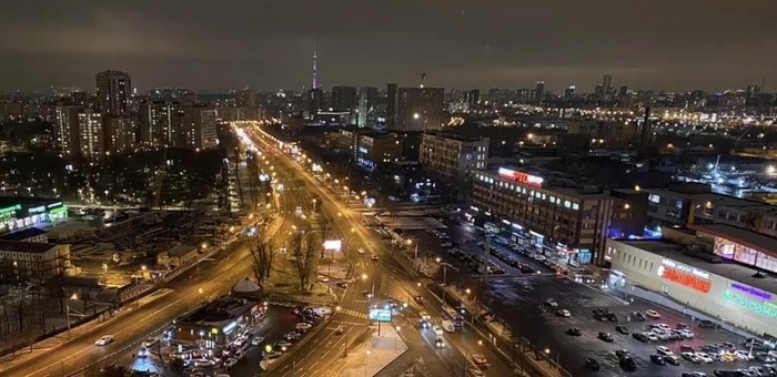 Quiet city - My, The photo, Town, Night, Moscow