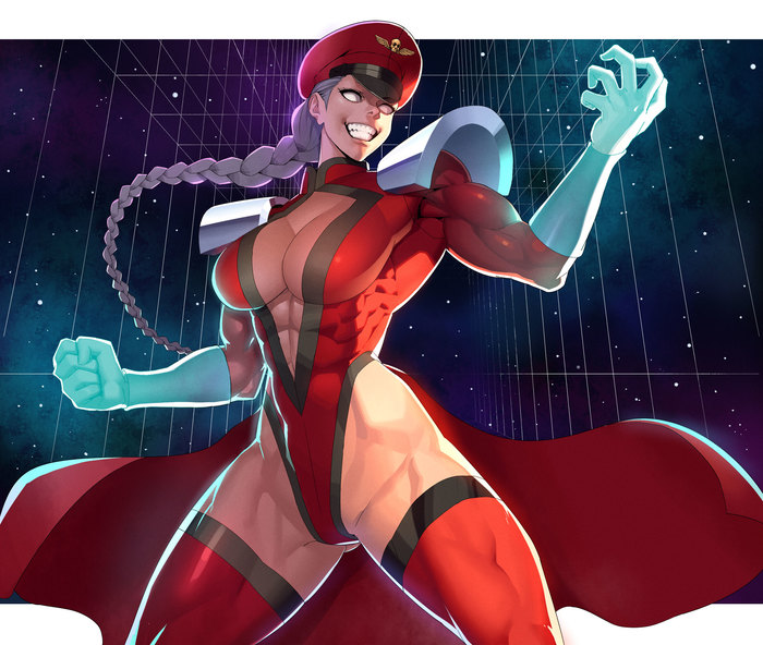 M. Bison  , , Muscleart, Street Fighter, M Bison, , , Anime Art