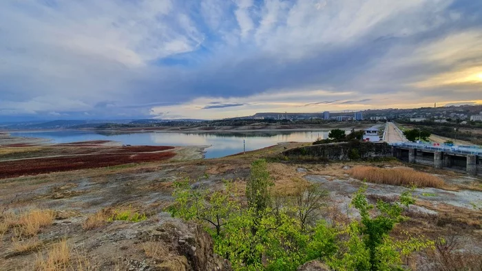 Simferopol reservoir - My, Simferopol, Reservoir, Crimea, Nature, Shoal, Longpost