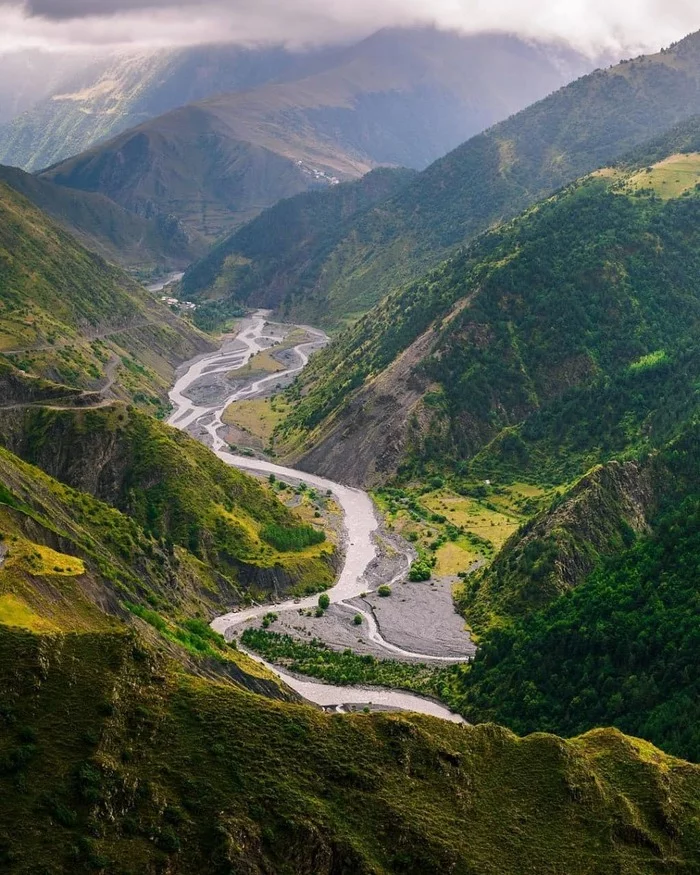 Tsakhur Valley, Republic of Dagestan - Dagestan, Caucasus, Nature, beauty of nature, beauty, The photo, Russia, Valley, River