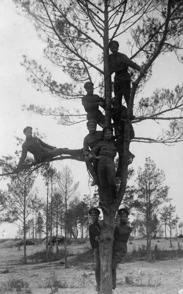 Waiting for field mail, 267th Dukhovshchinsky Infantry Regiment, 1915 - World War I, Russian army, Regiment, Infantry, mail