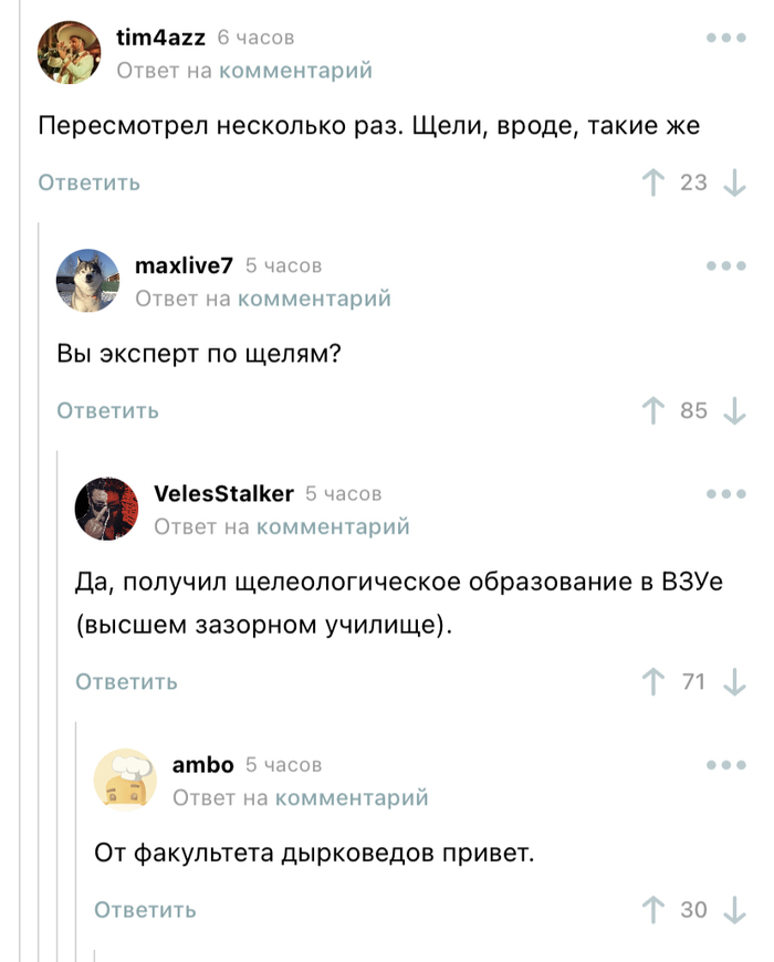 Эксперт по щелям