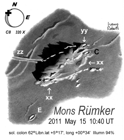 Rumker Peak and the 2016 Chinese topographic atlas of the Moon - My, moon, Space, China, Astronomy, Atlas, Research, Observation, Telescope, Longpost