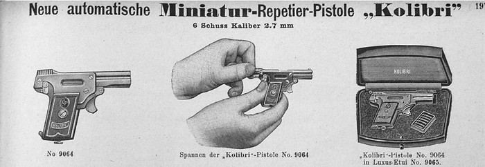 Маленькая смерть в кармане. Компактные пистолеты - наше время Оружие, Пистолеты, История, Размер, Видео, Длиннопост