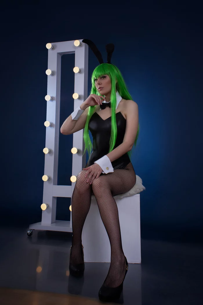 Cosplay Code Geass cosplay CC code geass - My, Cosplay, Code geass, Longpost, CC (Code Geass), Bunnysuit