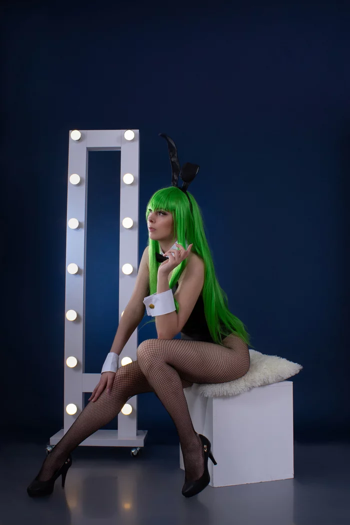 Cosplay Code Geass cosplay CC code geass - My, Cosplay, Code geass, Longpost, CC (Code Geass), Bunnysuit