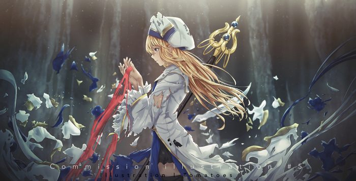 Priestess Goblin Slayer, Priestess, Anime Art, 
