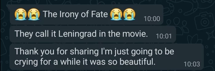 When I showed “The Irony of Fate” to a friend from America) - My, Soviet cinema, Enjoy Your Bath, Review, Leningrad, Saint Petersburg, Irony of Fate or Enjoy Your Bath (Film)