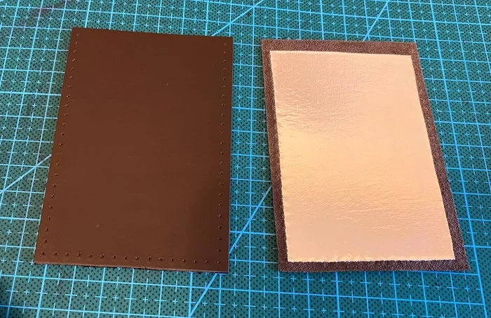 Shielded leather case for pass (experiment) - My, Leather products, Folk art, Longpost