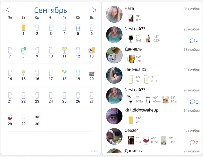 Написал соцсеть для любителей алкоголя