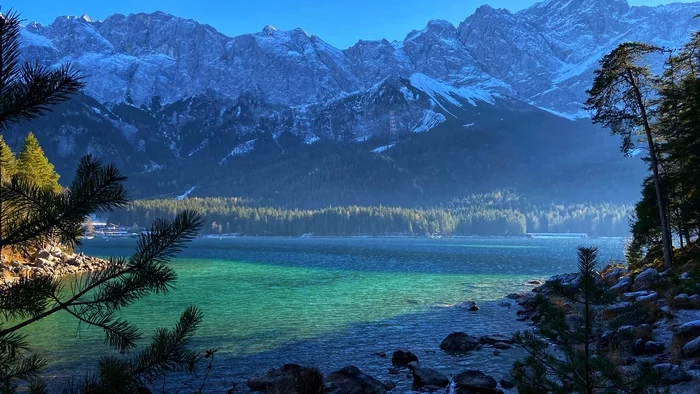 Post #7863102 - My, Lake, Zugspitze Peak, Austria, Longpost, Nature, The photo