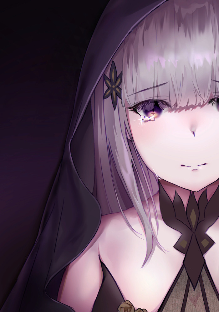 Pain in those eyes Re:Zero Kara, Satella, Anime Art, 