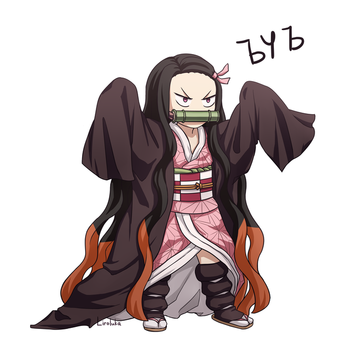   ,  , SAI, , Anime Art, Kimetsu No Yaiba, Nezuko Kamado, 