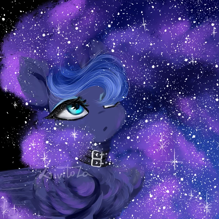 Sad look - My, My little pony, Princess luna, Livitoza