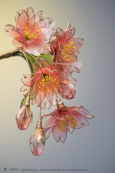 Magic flowers Sakae - Japan, Decorative arts, Kanzashi, Craftsmanship, Longpost, Needlework without process