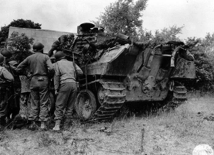 Ursula, Elna and Ingrid - Tanks, Pantera, Anti-tank weapons, Battle, The americans, The Second World War, Scrap metal, Collage, Longpost, , Normandy