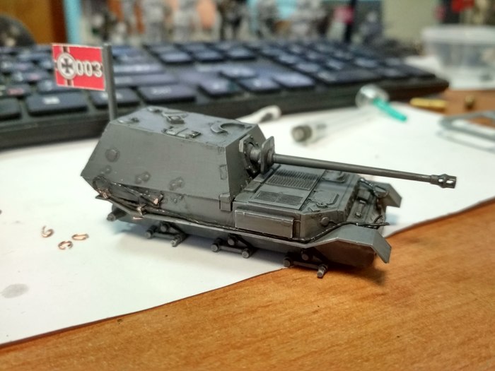 Ferdinand 1/100 Моделизм, Art of tactic, Ferdinand, Длиннопост, Zvezda