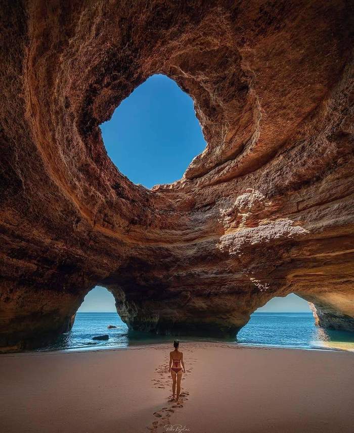 Grotto of Benagil, Algarve - Algarve, Portugal, Grotto, Sea, Beach, The photo, Travels, Tourism, Longpost