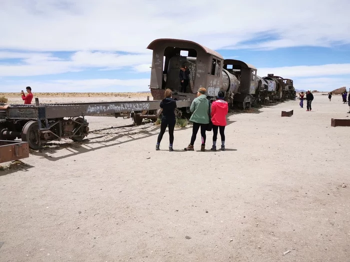 Latin American checkmark - Uyuni: cemetery of steam locomotives (03.12.2019) - My, Tourism, Travels, South America, Longpost, Series Latin American Tick 20192020